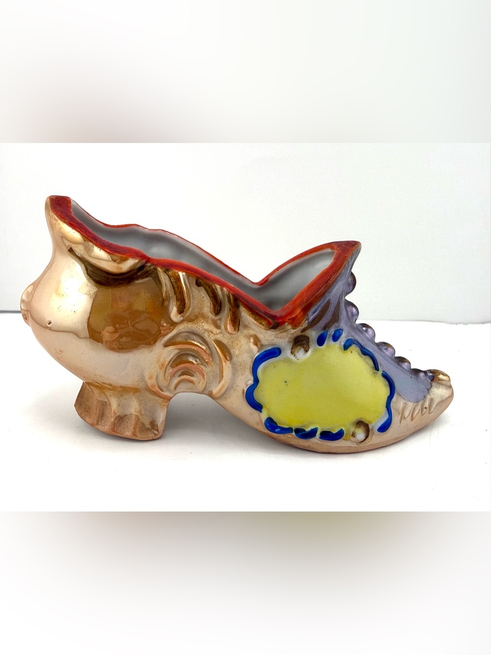 Vintage Lusterware Woman’s Shoe Made in Japan
